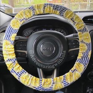 Lemon - Boho Hippie Steering Wheel Cover